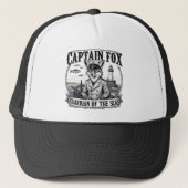 Captain Fox Guardian of Seas Nautical Design キャップ (正面)