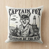 Captain Fox Guardian of Seas Nautical Design クッション