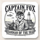 Captain Fox Guardian of Seas Nautical Design コースター (正面)