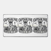 Captain Fox Guardian of Seas Nautical Design デスクマット (正面)
