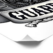 Captain Fox Guardian of Seas Nautical Design ポスター (コーナー)