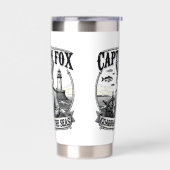 Captain Fox Guardian of Seas Nautical Design 保温保冷タンブラー (左面)