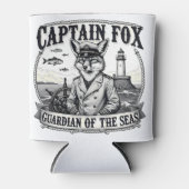 Captain Fox Guardian of Seas Nautical Design 缶クーラー (正面)
