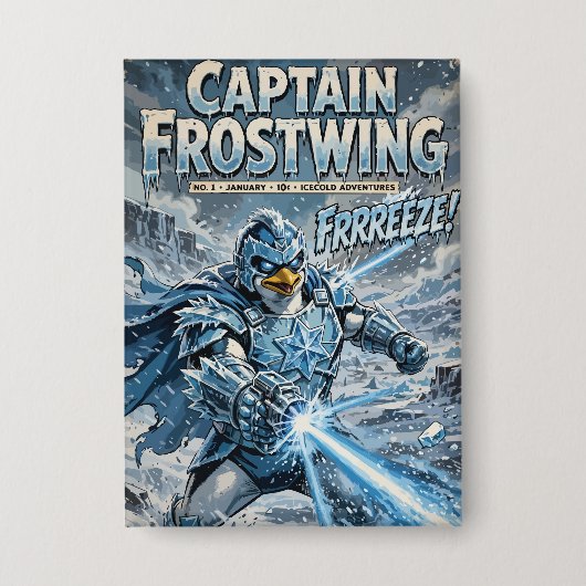 Captain Frostwing 缶バッジ (正面)