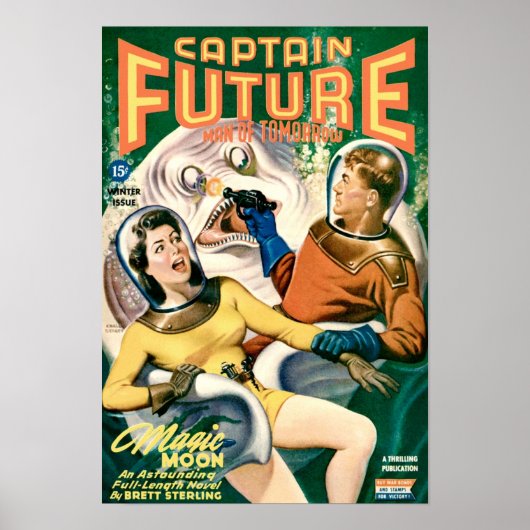 Captain Future ポスター (正面)