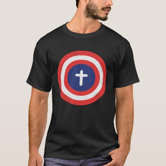 Captain Jesus Christ Cool Christian Tシャツ (正面)