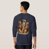 Captain John and Friends Navy Sweatshirt スウェットシャツ (裏面フル)
