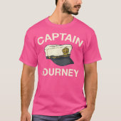 Captain Journey Seaman Name Yachtsman Nickname Fun Tシャツ (正面)