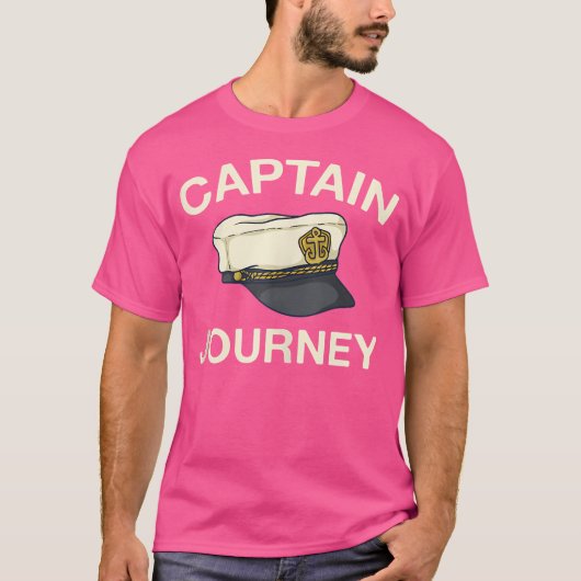 Captain Journey Seaman Name Yachtsman Nickname Fun Tシャツ (正面)