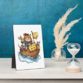 Captain Meowbeard � Funny Pirate Cat Graphic フォトプラーク (側面)