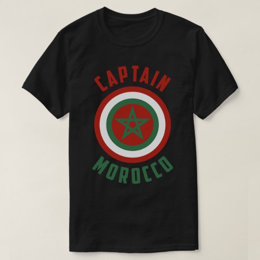 Captain morocco tシャツ (デザイン正面)