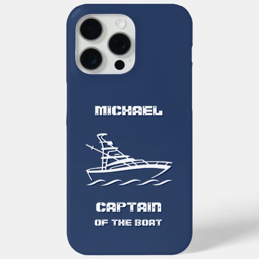 Captain of the Boat (customizable)  Case-Mate iPhoneケース (裏面)