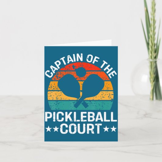 Captain Of The Ckleball Court Funny Ckleball P  カード (正面)