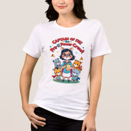 Captain of the Pre-K Power Crew トライブレンドＴシャツ