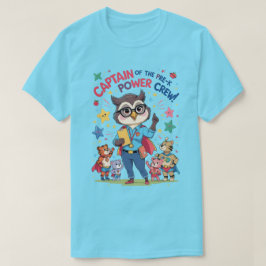 Captain of the Pre-K Power Crew Tシャツ