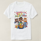 Captain of the Pre-K Power Crew Tシャツ (デザイン正面)