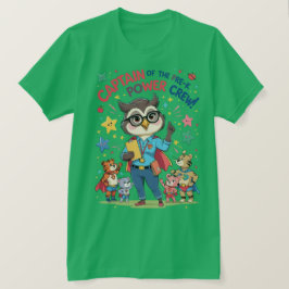 Captain of the Pre-K Power Crew Tシャツ