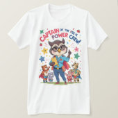 Captain of the Pre-K Power Crew Tシャツ (デザイン正面)