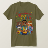 Captain of the Pre-K Power Crew Tシャツ (デザイン正面)
