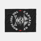 Captain Of The Show  フリースブランケット (正面(横))
