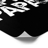 Captain Papa Pontoon Lake Sailor Fishing Boating F ポスター (角)