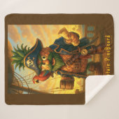 Captain PineBeard - Pineapple Empire シェルパブランケット (正面(横))