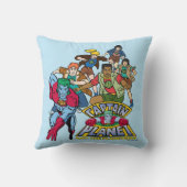 Captain Planet & the Planeteers Group Logo Graphic クッション (裏面)