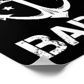 Captain Rry Funny Birthday Personalized Surname Cl ポスター (角)