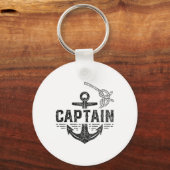 Captain Ship Boat Owner Skipper Lover  キーホルダー (正面)