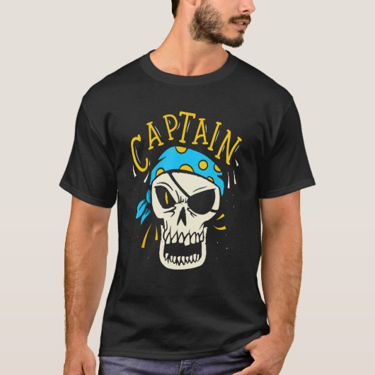 Captain  Skipper Ship Boat Owner Tシャツ (正面)