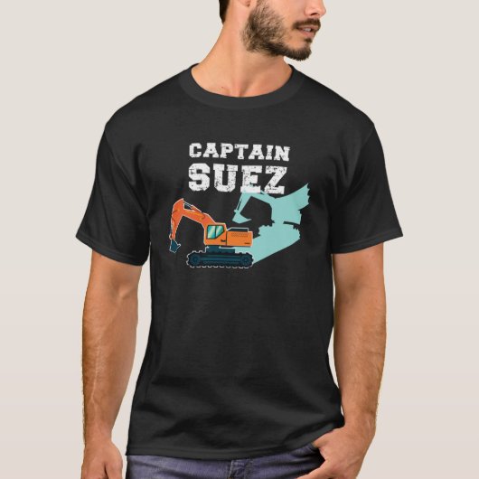 Captain Suez  Suez Canal Meme Tシャツ (正面)