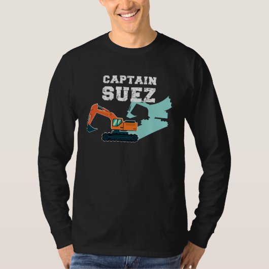 Captain Suez  Suez Canal Meme Tシャツ (正面)