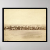 Captain Taylor & 70 Indian Scouts SD 1891 ポスター (正面)