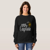 Captain Wife Dibs On The Captain 4 スウェットシャツ (正面フル)