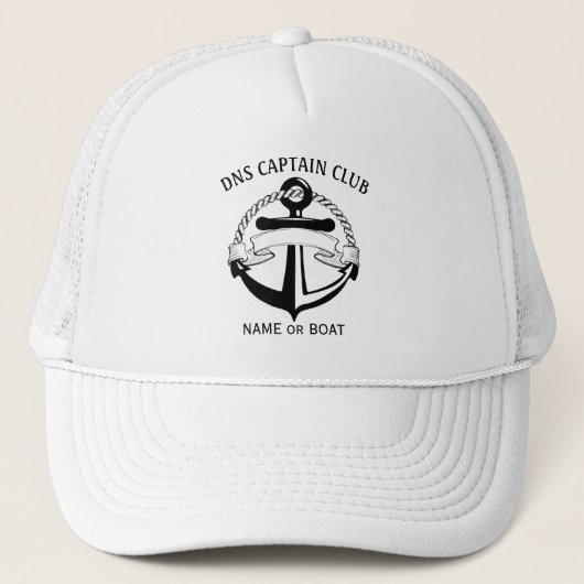 Captain Your Boat Name キャップ (正面)