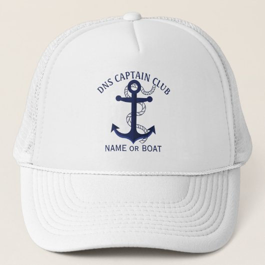 Captain Your Boat Name  キャップ (正面)