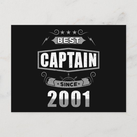 Captain's Birthday Best Captain Since 2001 ポストカード (正面)