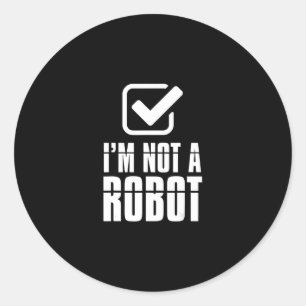 Captchaロおもしろいボティクスはロボットの贈り物ではなおもしろいい ラウンドシール