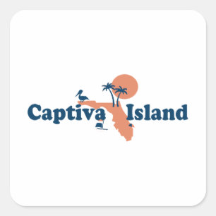 Captivaの島-地図の設計 スクエアシール