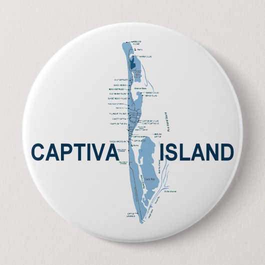 Captivaの島 缶バッジ (正面)