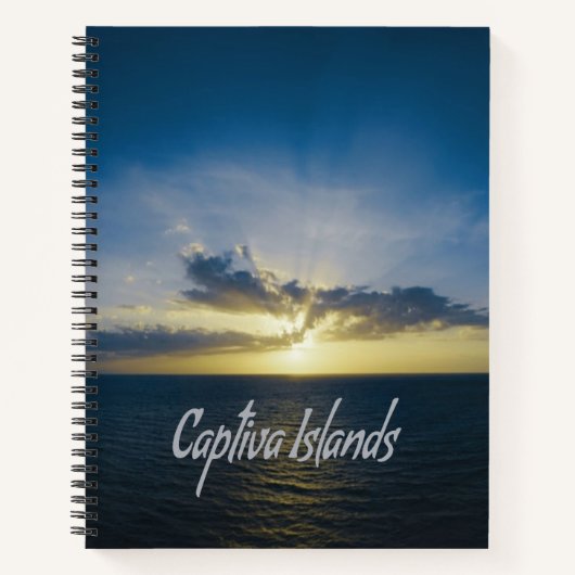 Captiva諸島フロリダ ノートブック (正面)