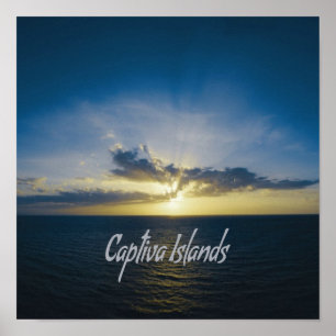 Captiva諸島フロリダ ポスター