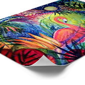 Captiva Flamingo Midnight ポスター (角)