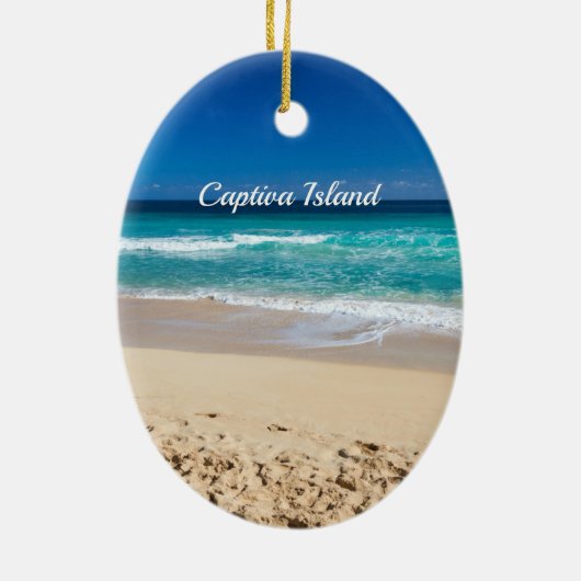 Captiva Island(フロリダ州) セラミックオーナメント (裏面)