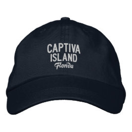 Captiva Island Florida Embroided Baseball Hat 刺繍入りキャップ