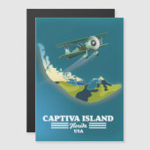 Captiva Island Florida USAの地図 (正面/裏面)