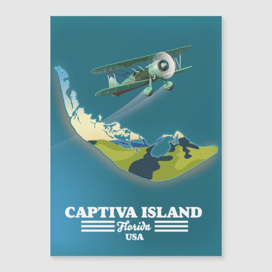Captiva Island Florida USAの地図 (正面)