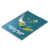 Captiva Island Florida USAの地図 ノートブック (左側)