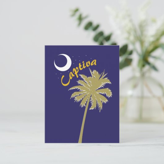 Captiva Island Night ポストカード (スタンド正面)