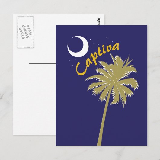 Captiva Island Night ポストカード (正面/裏面)